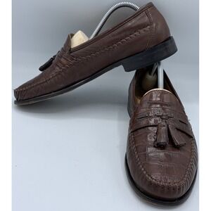 Florsheim Pisa Cognac Tassle Loafers Men's 9.5 D 18469
